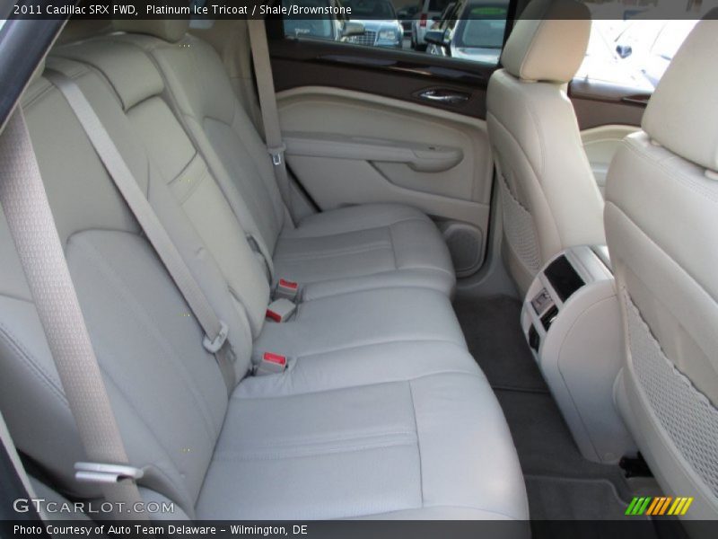 Platinum Ice Tricoat / Shale/Brownstone 2011 Cadillac SRX FWD