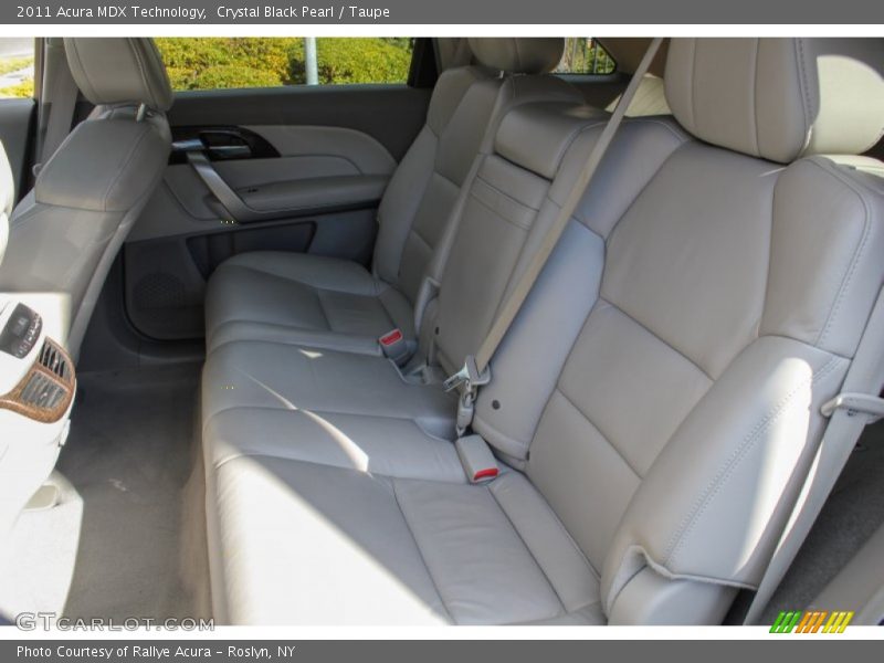 Crystal Black Pearl / Taupe 2011 Acura MDX Technology