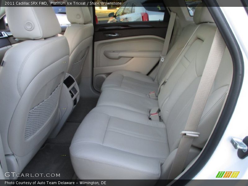 Platinum Ice Tricoat / Shale/Brownstone 2011 Cadillac SRX FWD