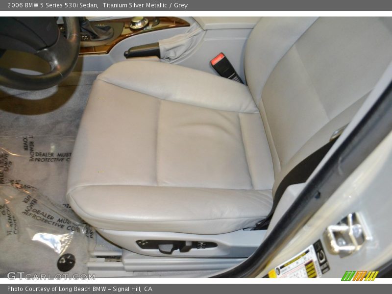 Titanium Silver Metallic / Grey 2006 BMW 5 Series 530i Sedan