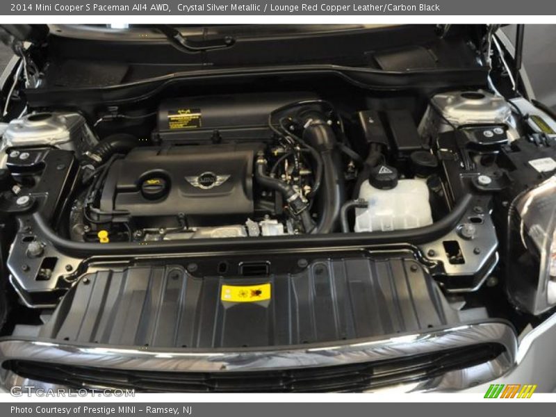 Crystal Silver Metallic / Lounge Red Copper Leather/Carbon Black 2014 Mini Cooper S Paceman All4 AWD