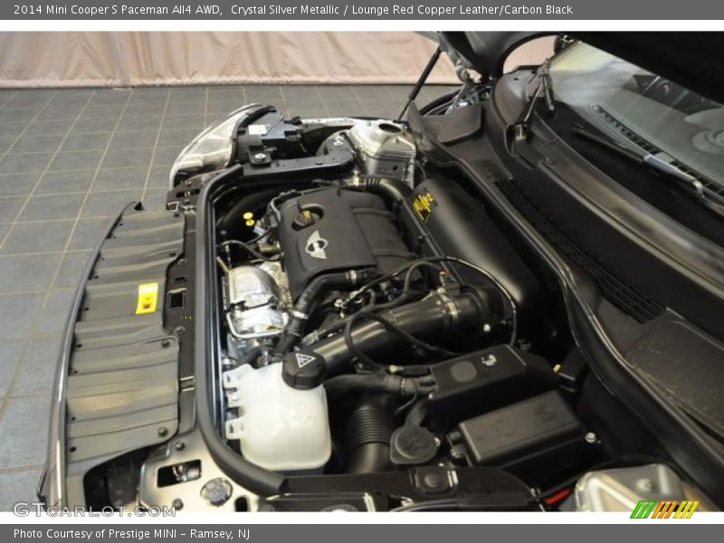 Crystal Silver Metallic / Lounge Red Copper Leather/Carbon Black 2014 Mini Cooper S Paceman All4 AWD