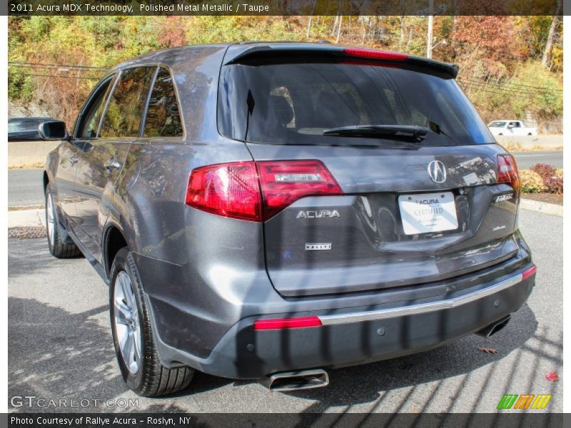 Polished Metal Metallic / Taupe 2011 Acura MDX Technology