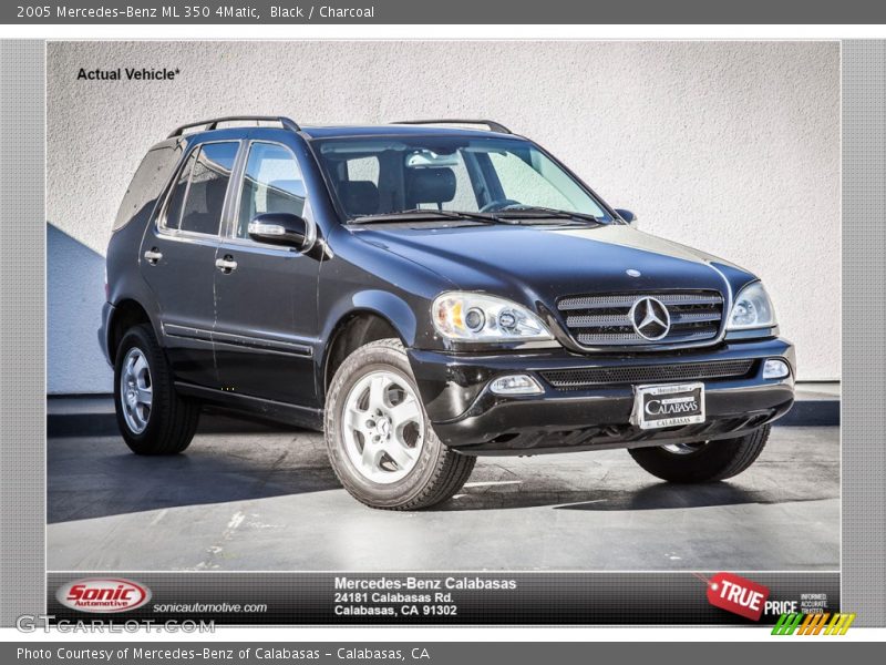 Black / Charcoal 2005 Mercedes-Benz ML 350 4Matic