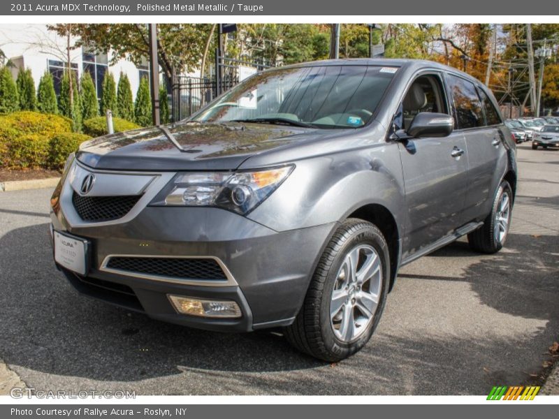 Polished Metal Metallic / Taupe 2011 Acura MDX Technology