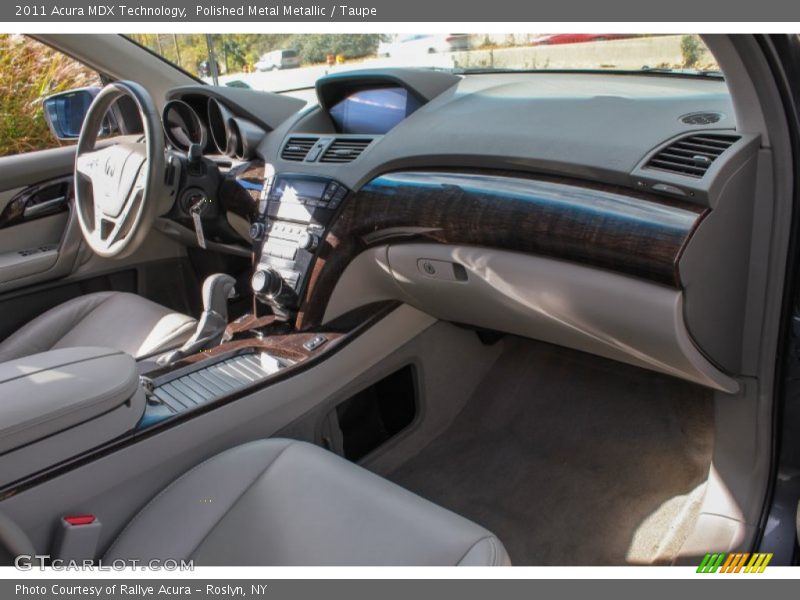 Polished Metal Metallic / Taupe 2011 Acura MDX Technology