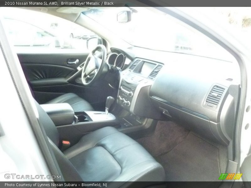 Brilliant Silver Metallic / Black 2010 Nissan Murano SL AWD