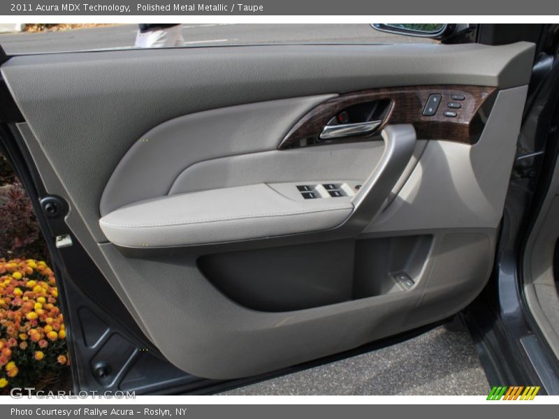 Polished Metal Metallic / Taupe 2011 Acura MDX Technology