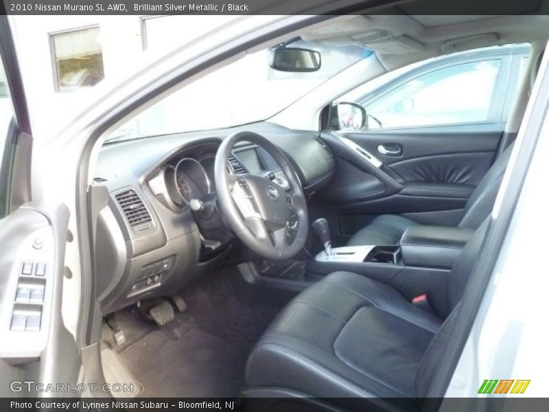 Brilliant Silver Metallic / Black 2010 Nissan Murano SL AWD