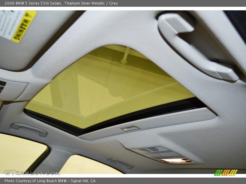Titanium Silver Metallic / Grey 2006 BMW 5 Series 530i Sedan