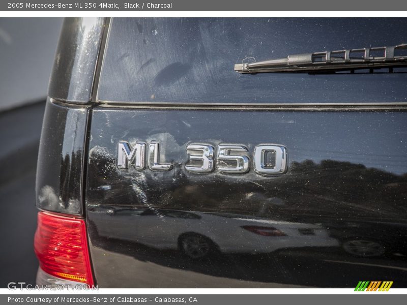 Black / Charcoal 2005 Mercedes-Benz ML 350 4Matic