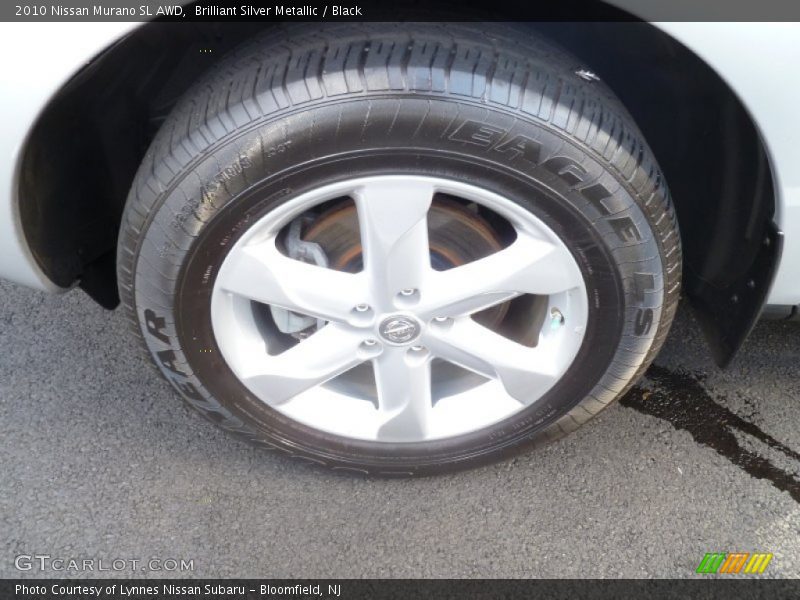 Brilliant Silver Metallic / Black 2010 Nissan Murano SL AWD