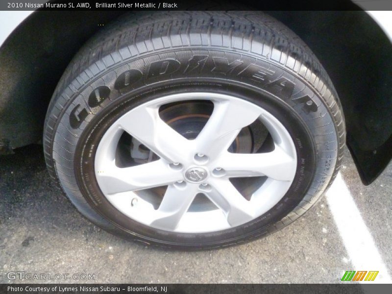 Brilliant Silver Metallic / Black 2010 Nissan Murano SL AWD