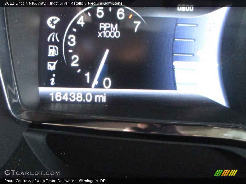 Ingot Silver Metallic / Medium Light Stone 2012 Lincoln MKX AWD