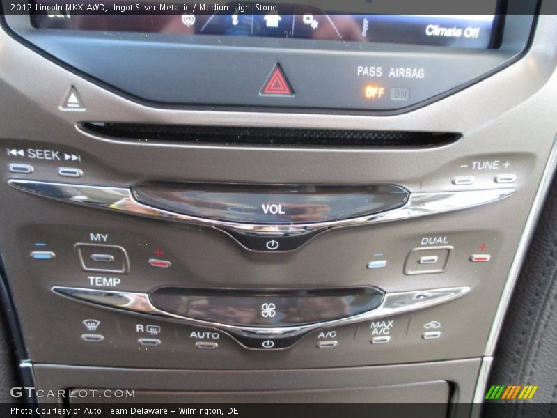 Ingot Silver Metallic / Medium Light Stone 2012 Lincoln MKX AWD