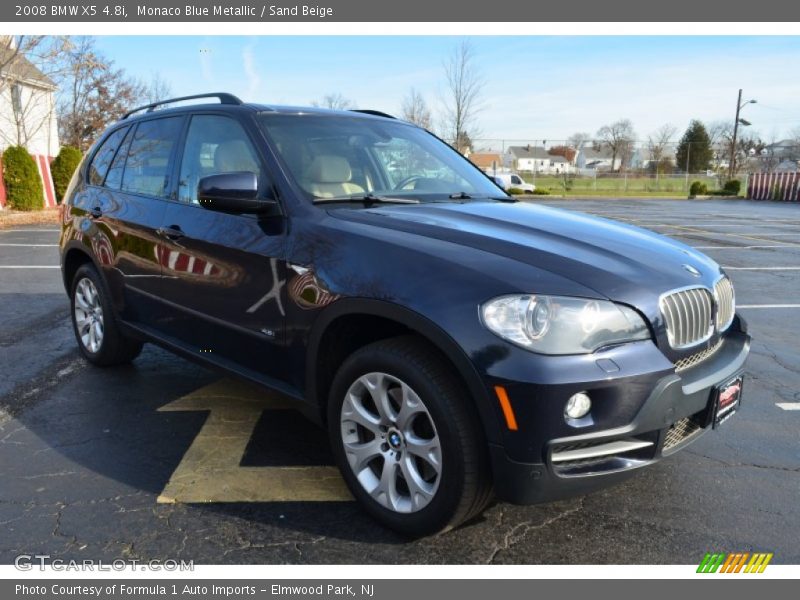 Monaco Blue Metallic / Sand Beige 2008 BMW X5 4.8i