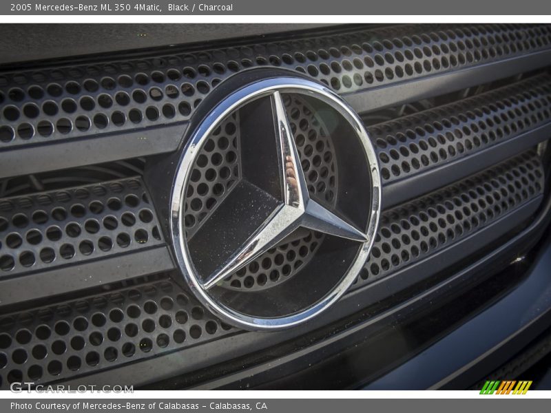 Black / Charcoal 2005 Mercedes-Benz ML 350 4Matic