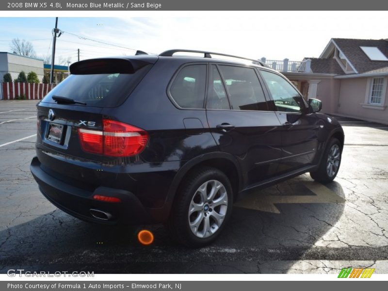 Monaco Blue Metallic / Sand Beige 2008 BMW X5 4.8i