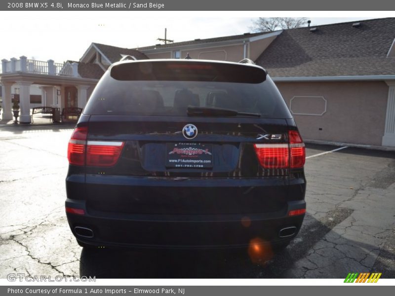 Monaco Blue Metallic / Sand Beige 2008 BMW X5 4.8i