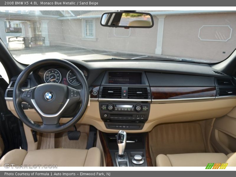 Monaco Blue Metallic / Sand Beige 2008 BMW X5 4.8i