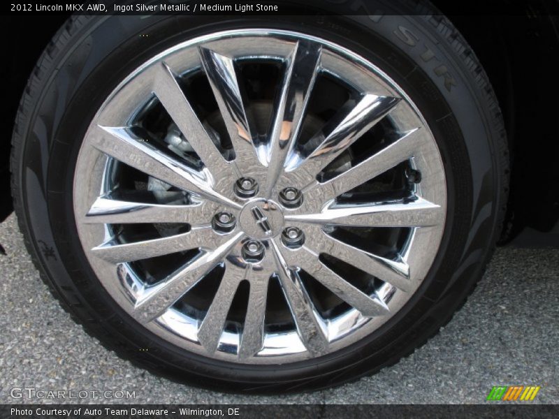 Ingot Silver Metallic / Medium Light Stone 2012 Lincoln MKX AWD