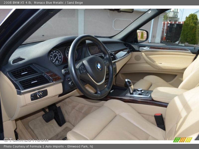 Monaco Blue Metallic / Sand Beige 2008 BMW X5 4.8i