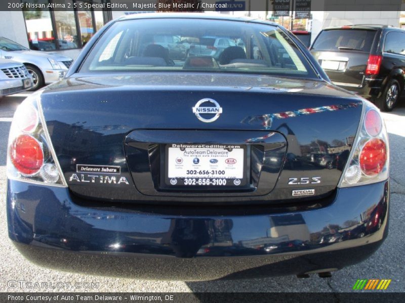 Majestic Blue Metallic / Charcoal 2006 Nissan Altima 2.5 S Special Edition