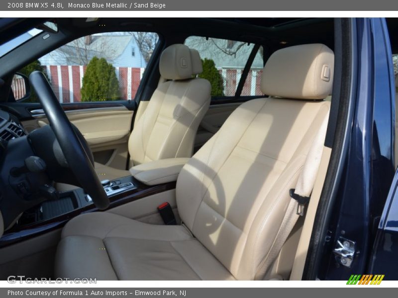 Monaco Blue Metallic / Sand Beige 2008 BMW X5 4.8i