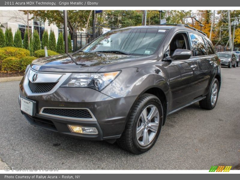 Grigio Metallic / Ebony 2011 Acura MDX Technology