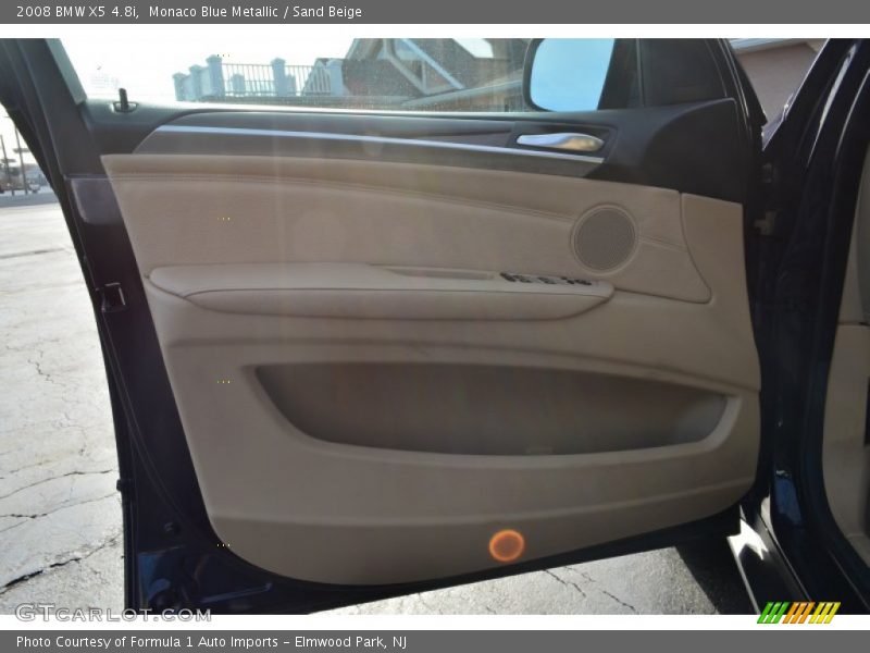 Monaco Blue Metallic / Sand Beige 2008 BMW X5 4.8i