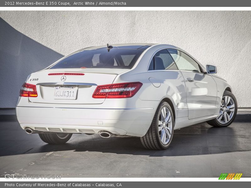 Arctic White / Almond/Mocha 2012 Mercedes-Benz E 350 Coupe