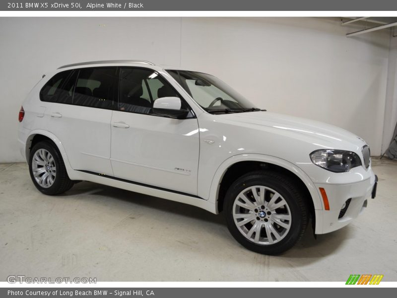 Alpine White / Black 2011 BMW X5 xDrive 50i