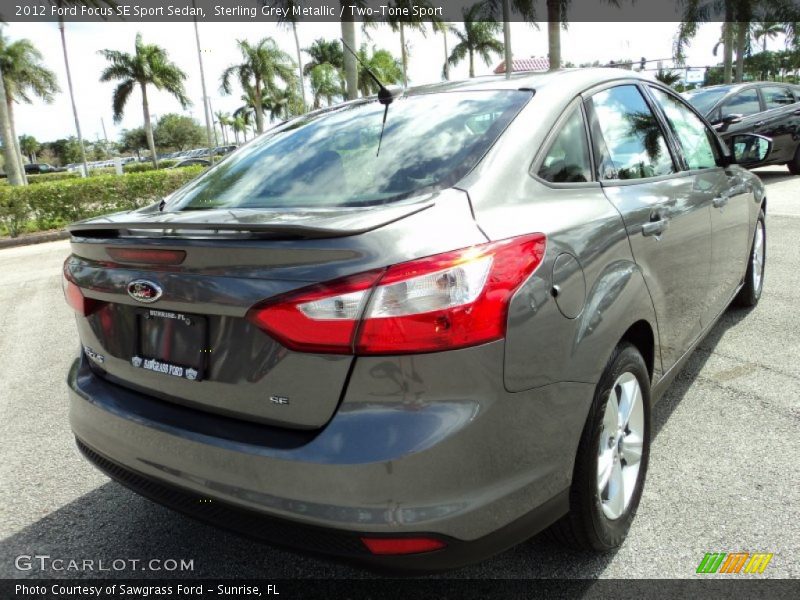 Sterling Grey Metallic / Two-Tone Sport 2012 Ford Focus SE Sport Sedan