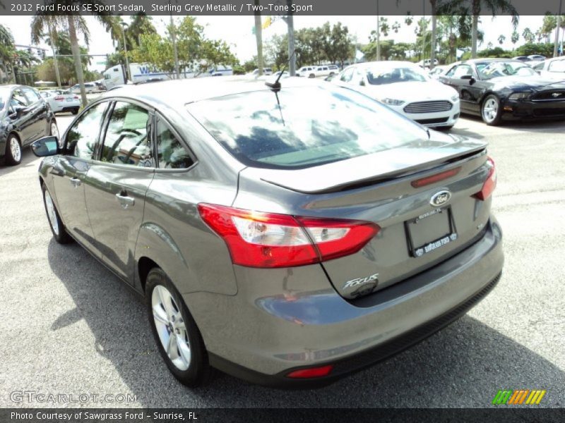 Sterling Grey Metallic / Two-Tone Sport 2012 Ford Focus SE Sport Sedan