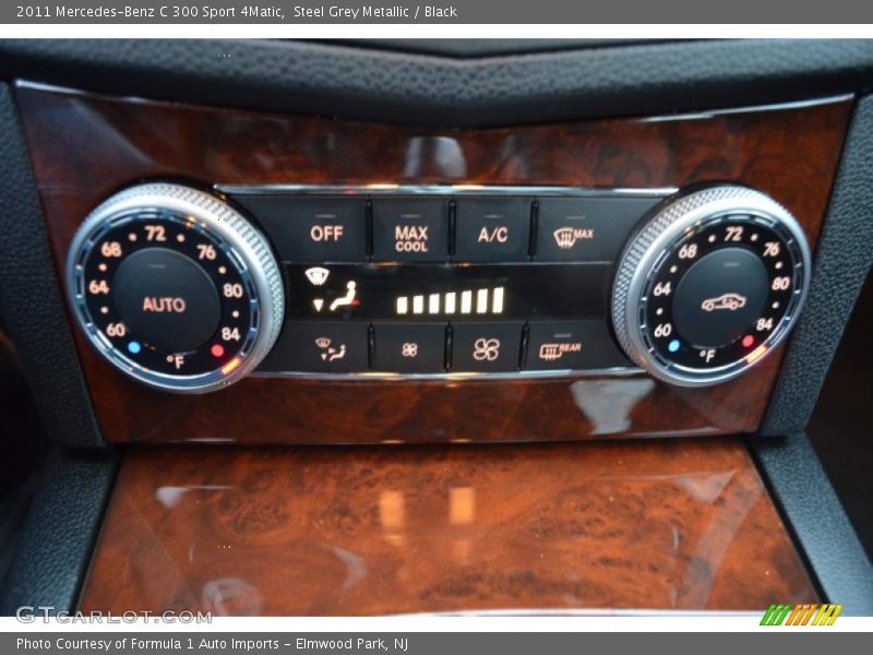Steel Grey Metallic / Black 2011 Mercedes-Benz C 300 Sport 4Matic