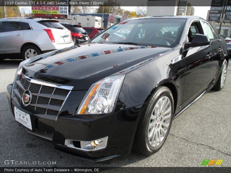 Black Raven / Ebony 2010 Cadillac CTS 4 3.6 AWD Sedan