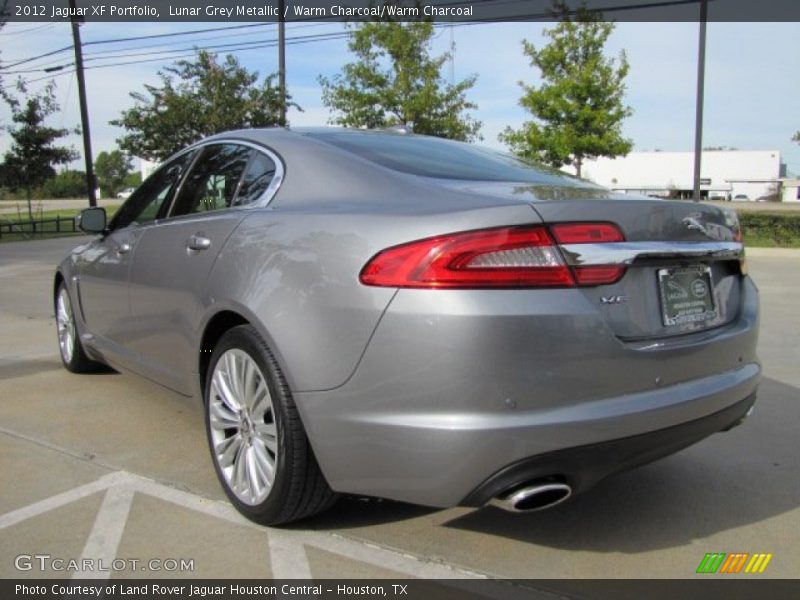 Lunar Grey Metallic / Warm Charcoal/Warm Charcoal 2012 Jaguar XF Portfolio