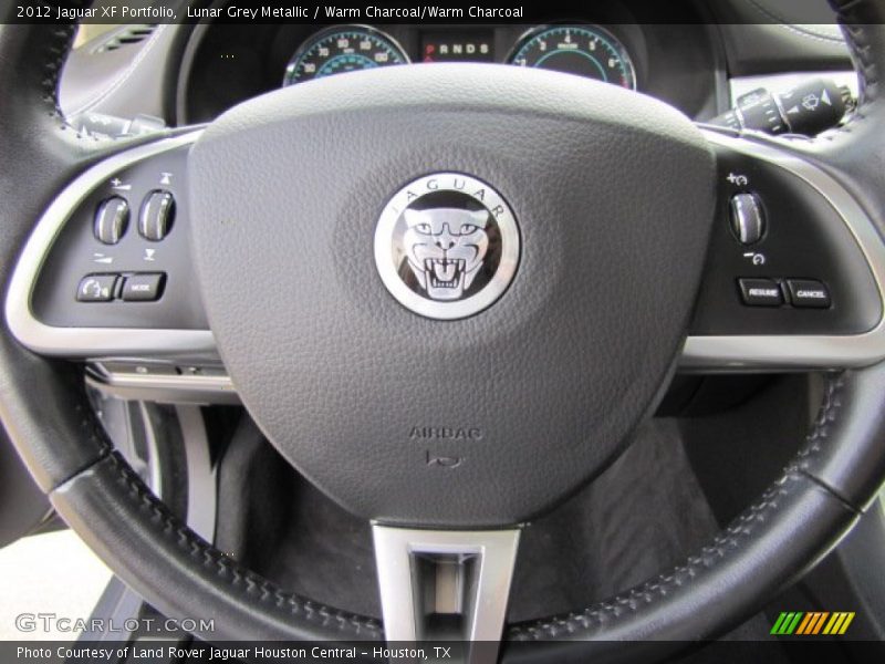 Lunar Grey Metallic / Warm Charcoal/Warm Charcoal 2012 Jaguar XF Portfolio