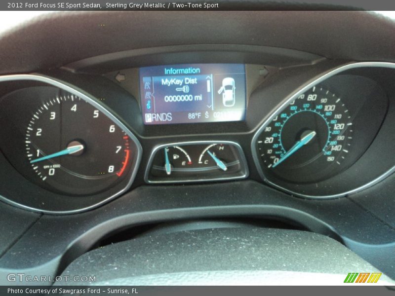 Sterling Grey Metallic / Two-Tone Sport 2012 Ford Focus SE Sport Sedan