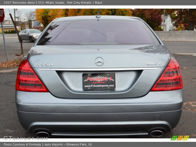 Flint Grey Metallic / Black 2007 Mercedes-Benz S 550 4Matic Sedan