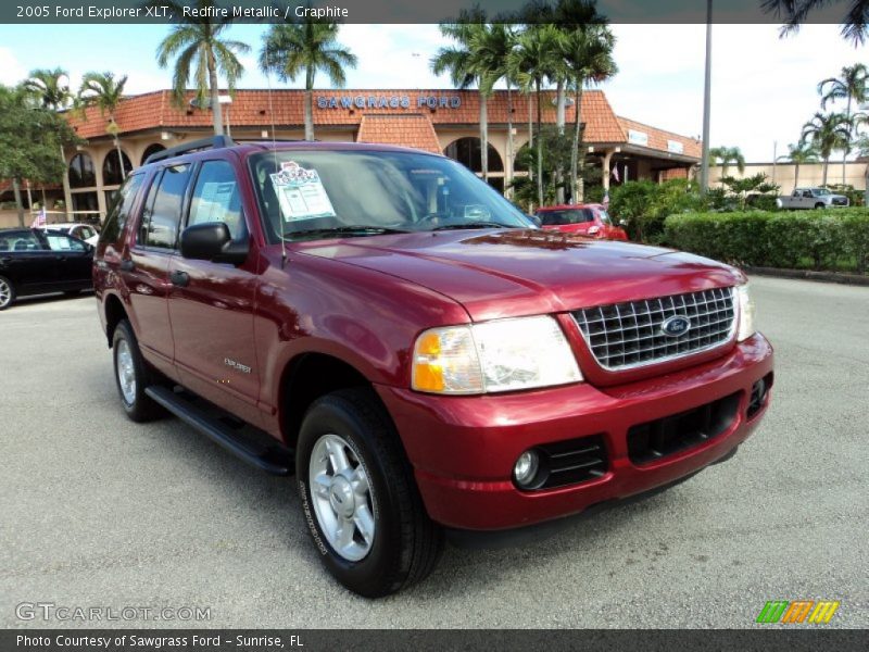 Redfire Metallic / Graphite 2005 Ford Explorer XLT