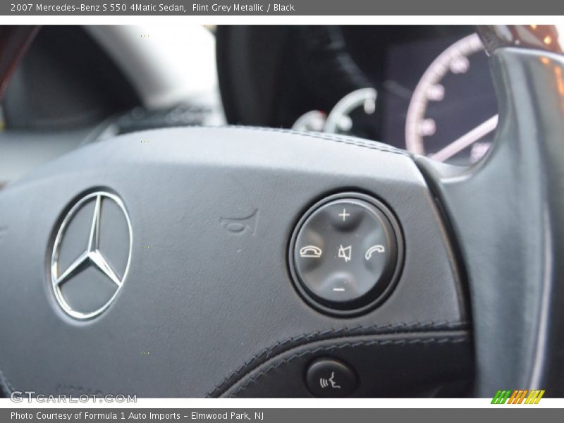 Flint Grey Metallic / Black 2007 Mercedes-Benz S 550 4Matic Sedan