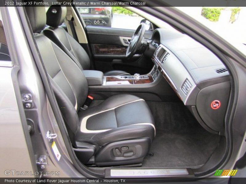Lunar Grey Metallic / Warm Charcoal/Warm Charcoal 2012 Jaguar XF Portfolio