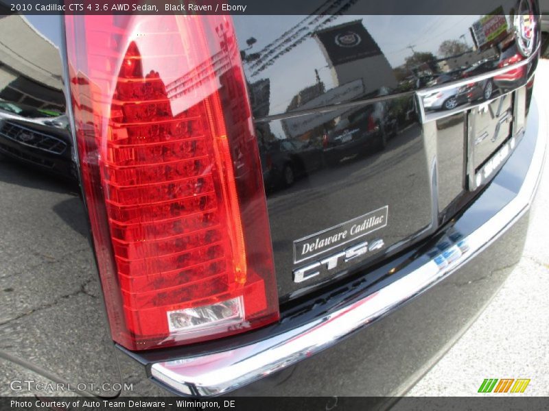 Black Raven / Ebony 2010 Cadillac CTS 4 3.6 AWD Sedan