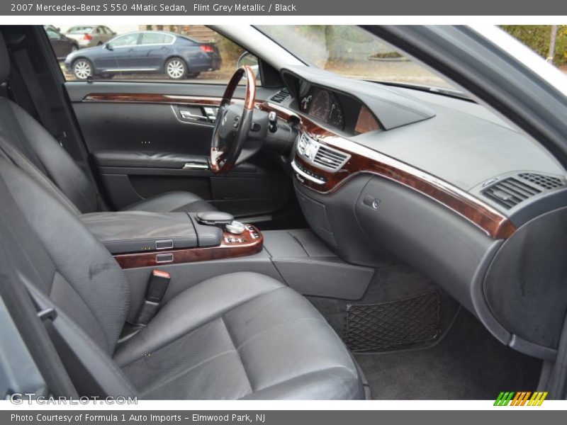 Flint Grey Metallic / Black 2007 Mercedes-Benz S 550 4Matic Sedan