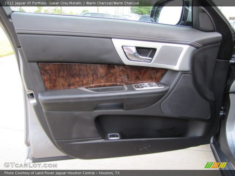 Lunar Grey Metallic / Warm Charcoal/Warm Charcoal 2012 Jaguar XF Portfolio