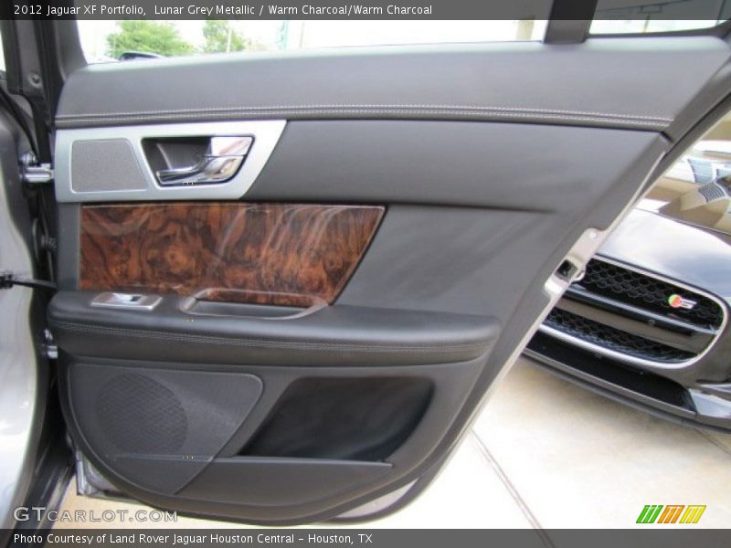 Lunar Grey Metallic / Warm Charcoal/Warm Charcoal 2012 Jaguar XF Portfolio