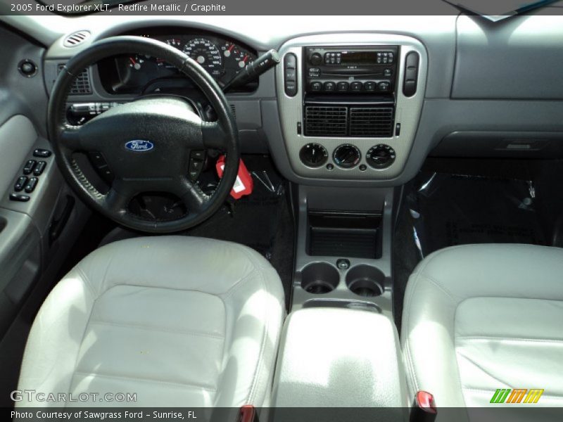 Redfire Metallic / Graphite 2005 Ford Explorer XLT