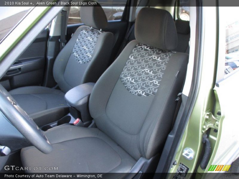 Alien Green / Black Soul Logo Cloth 2010 Kia Soul +
