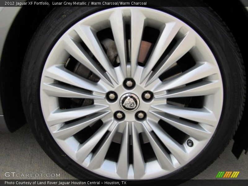 Lunar Grey Metallic / Warm Charcoal/Warm Charcoal 2012 Jaguar XF Portfolio